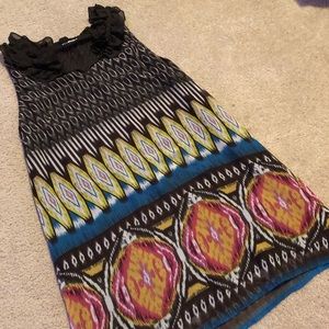 DIMRI Colorful Sheer Dress